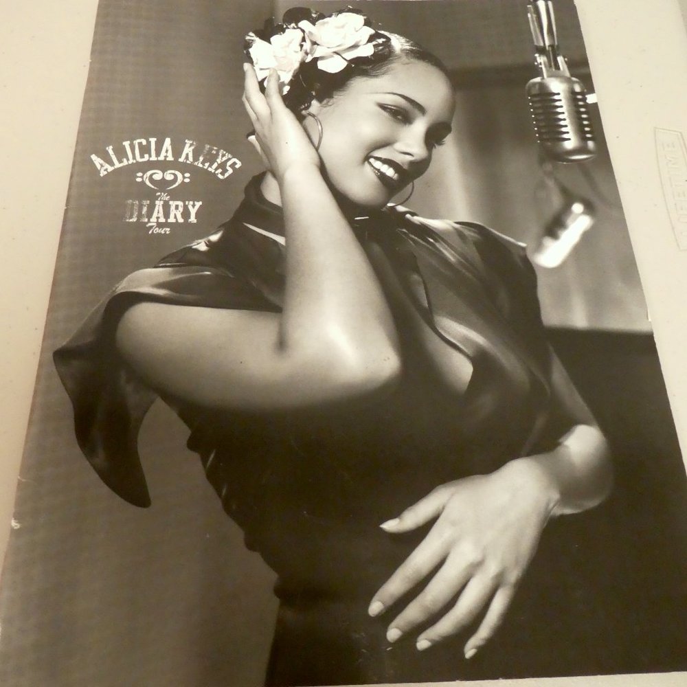 ALICIA KEYS diary TOUR PROGRAM BOOK & TICKETS